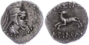Kappadokien Obol (0,64g), 130-116 v. Chr, ... 