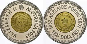 Australien 10 Dollars, 2002, Australische ... 