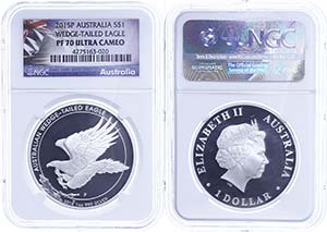 Australien 1 Dollar, 2015, Wedged Tailed ... 