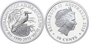 Australia 50 cents, 2015, 25. Years ... 
