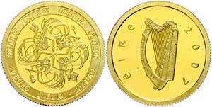 Ireland 20 Euro, Gold, 2007, Celtic symbols, ... 