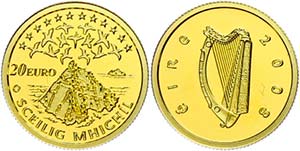 Ireland 20 Euro, Gold, 2008, Skellig ... 