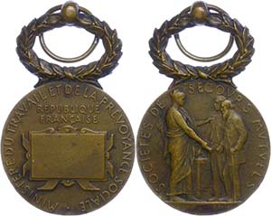 Medallions Foreign after 1900 France, ... 
