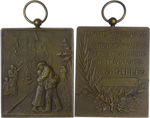 Medallions Foreign after 1900 Rectangular, ... 