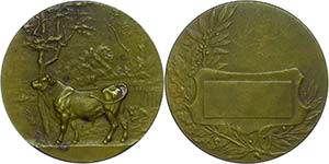 Medallions Foreign after 1900 Bronze medal ... 