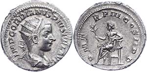 Coins Roman Imperial Period Gordianus III., ... 