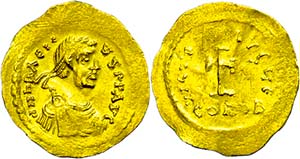 Münzen Byzanz Heraclius, 610-641, Tremissis ... 