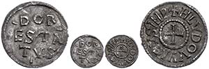 Coins Carolingians Dorestad, denarius (1, 66 ... 