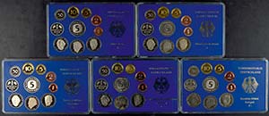 Federal Republic Normal Use Coins Sets 1995, ... 