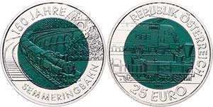 Österreich ab 1945 25 Euro 2004, ... 