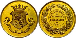 Medallions Foreign before 1900 Luxembourg, ... 