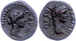 Coins from the Roman Provinces Lydia, Germe, ... 
