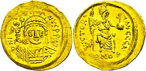 Coins Byzantium Justinus II., 565-578, ... 