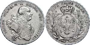 Brandenburg-Prussia Kingdom Thaler, 1795, A, ... 