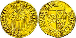 Mainz Archdiocese Gold guilders (3, 48 g), ... 