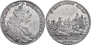 Nürnberg Stadt Taler, 1754, mit Titel Franz ... 