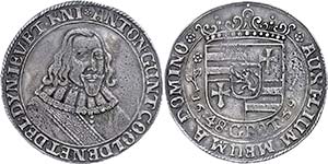 Oldenburg County 2 Mark (48 Grote), 1659, ... 