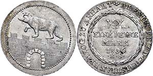 Anhalt-Bernburg Gulden, 1806, Alexius ... 