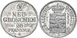 Sachsen-Altenburg 2 Groschen, o.J., Joseph, ... 