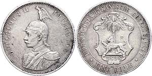 Coins German Colonies DOA, 1 Rupee, 1898, ... 