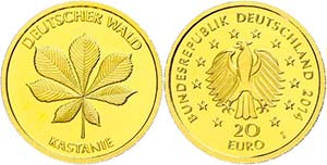 Münzen Bund ab 1946 20 Euro, Gold, 2014, J, ... 