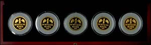 Münzen Bund ab 1946 Set zu 5 x 1 Mark, ... 