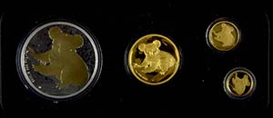 Australien Koala Four Coin Set zu 5 (1/25 ... 