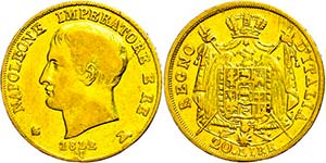 Italien 20  Lire, Gold, 1812, Napoleon, ... 