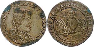 The Netherlands Chip, copper, 1660, Philipp ... 