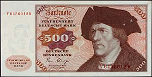 Geldscheine Deutsche Bundesbank 500 Deutsche ... 