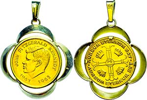 Gold and Silver Jewellery Medallion, Gold, ... 