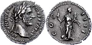 Coins Roman Imperial Period Antoninus Pius, ... 