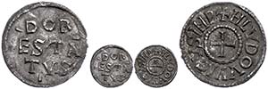 Coins Carolingians Dorestad, denarius (1, ... 