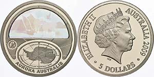 Australia 5 Dollars, 2009, 4. International ... 