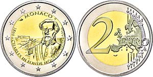 Monaco 2 Euro, 2016, 150. Anniversary the ... 