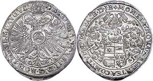 Erbach County Thaler, 1624, with title ... 