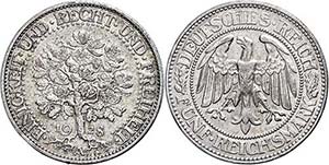 Coins Weimar Republic 5 Reichmark, 1928, A, ... 