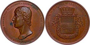 Medallions Germany before 1900 Mainz, bronze ... 