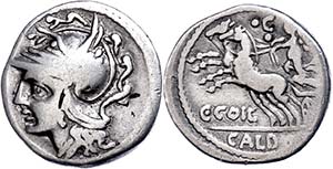 Coins Roman Republic C. Coelius Caldus, ... 