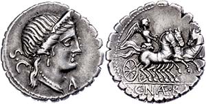 Münzen Römische Republik C. Naevius ... 