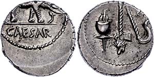 Münzen Römische Republik C. Julius Caesar, ... 