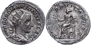 Münzen Römische Kaiserzeit Gordianus III., ... 
