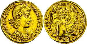 Münzen Römische Kaiserzeit Constantius I., ... 