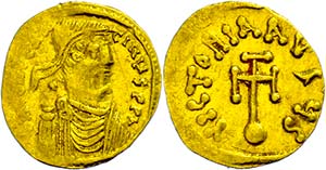 Münzen Byzanz Constantin IV. Pogonatus, ... 