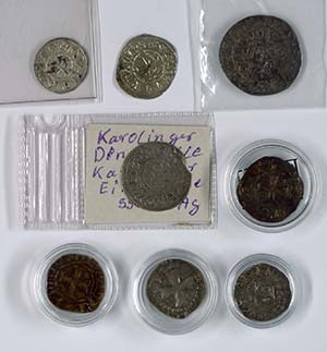 Coins Middle Ages foreign Lot of nine ... 