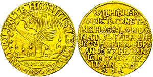 Hesse-Kassel Margravate Gold guilders (3, 42 ... 
