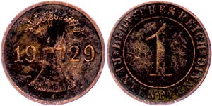 Münzen Weimar Weimarer Republik, 1 ... 