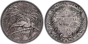 Münzen der deutschen Kolonien Neuguinea, 1 ... 