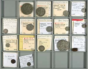 Coins of the Osman Empire MAHMUD I., lot of ... 