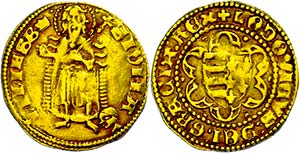 Hungary Gold guilders (3, 51 g), undated ... 